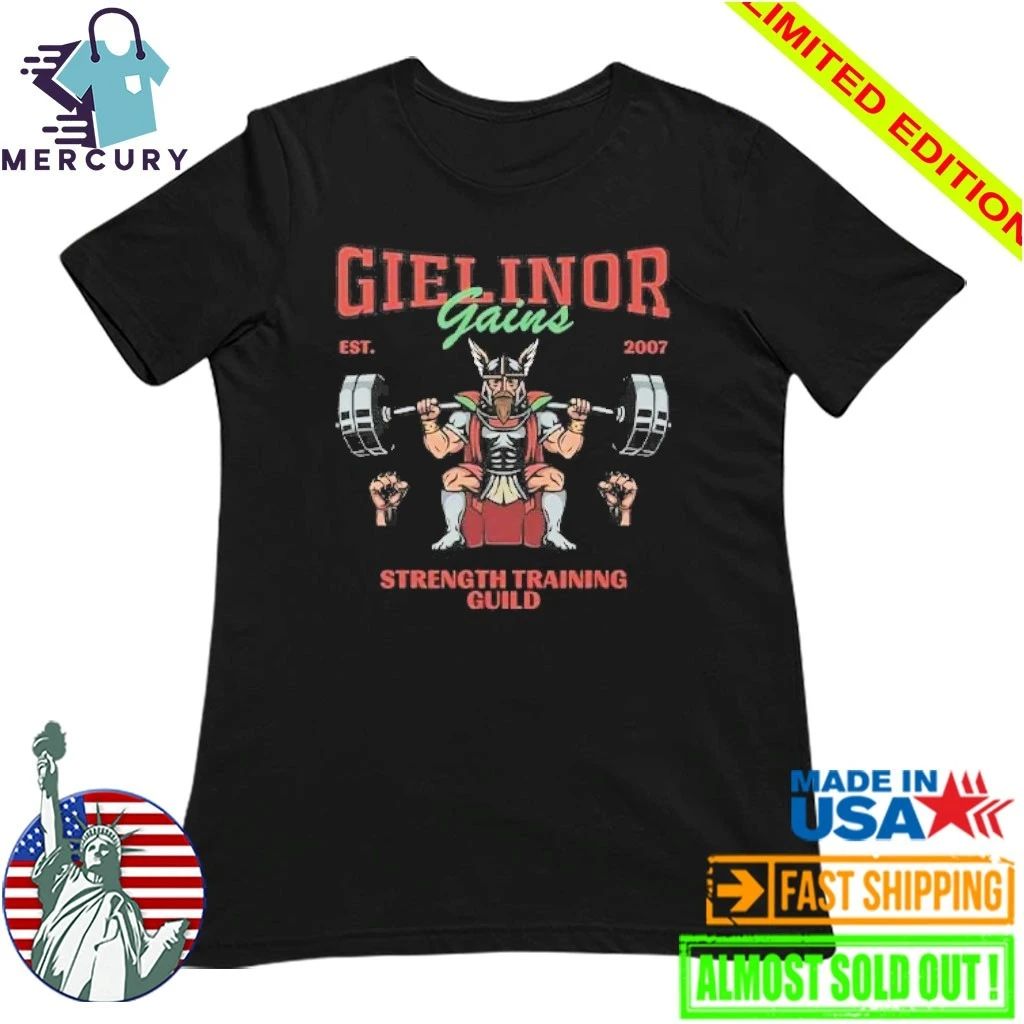 Gielinor Gains Strength Training Guild RuneScape Shirt