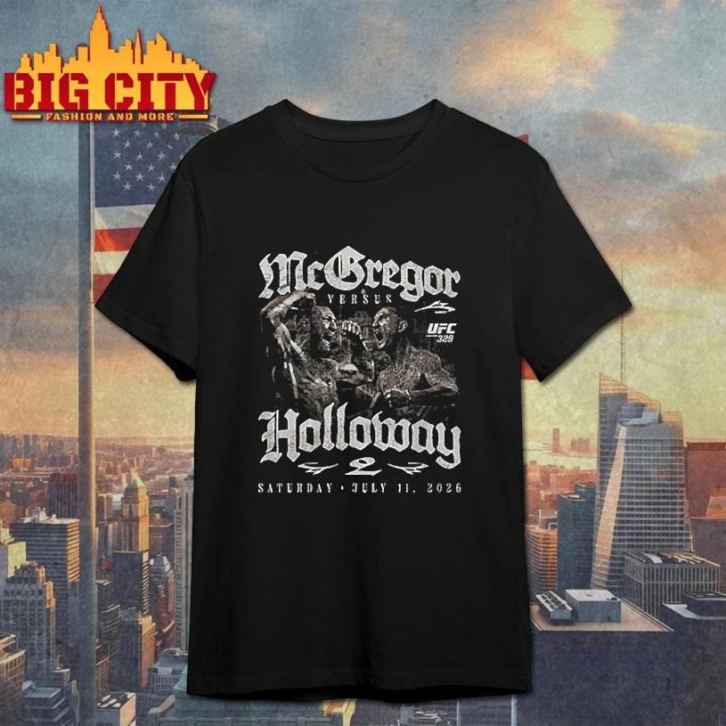 UFC 329 McGregor Vs. Holloway 2 Match Up Shirt