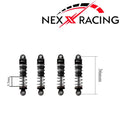 Nexx Racing Oil Shock (4 pcs) for 1/24 SCX24 – BLACK
