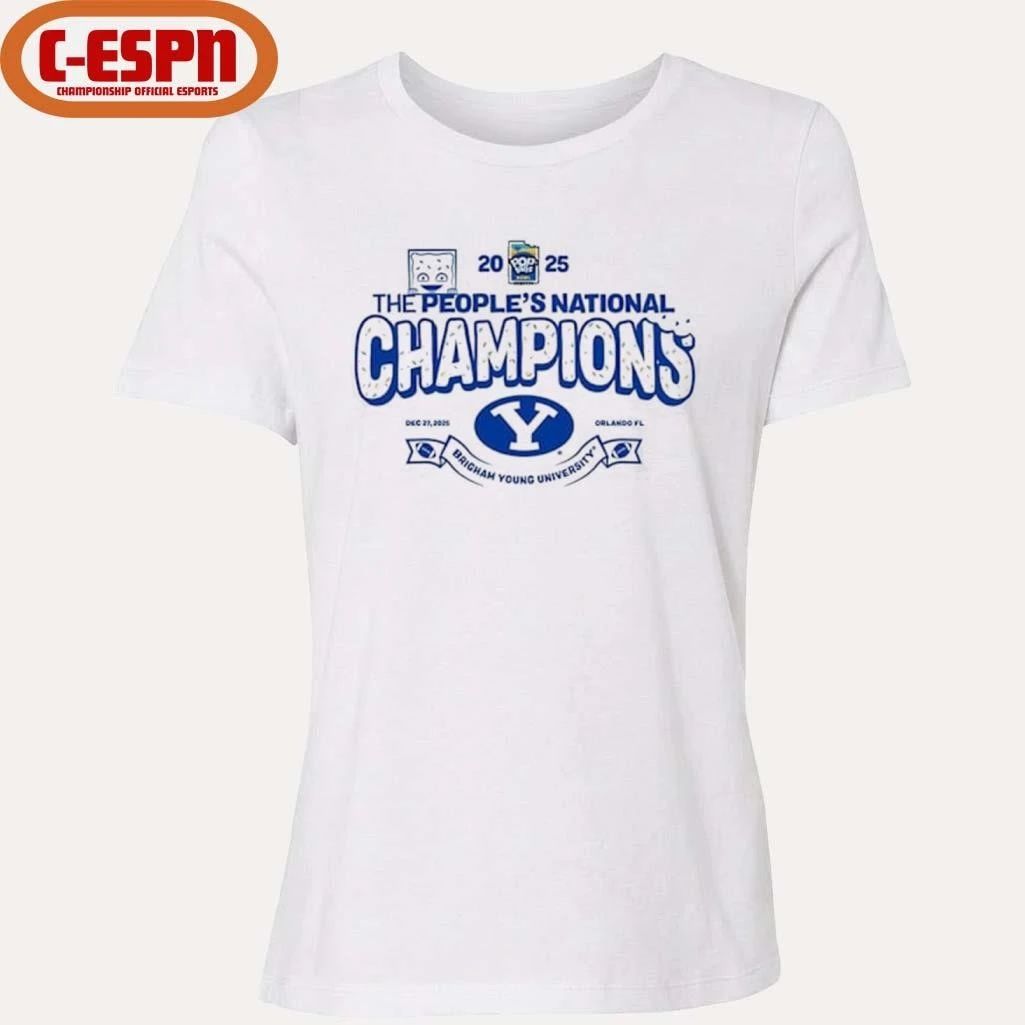 The People’s National BYU Cougars 2025 PopTart Bowl Football Champions Shirt