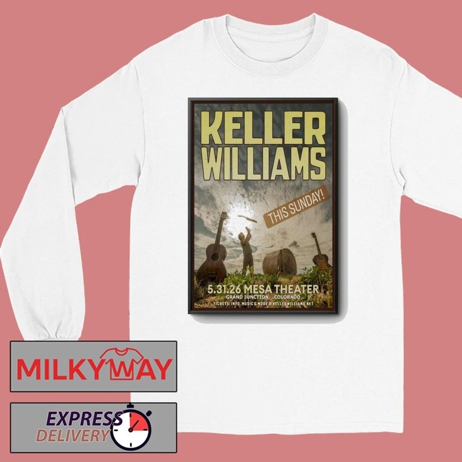 Poster Keller Williams Winter Tour May 31 2026 Mesa Theater LIMITED shirt