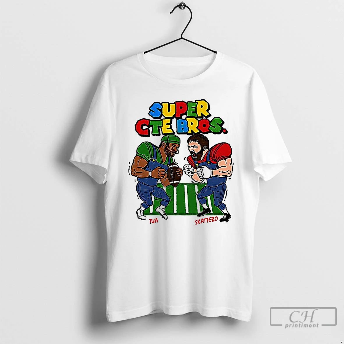 Classic Super Cte Bros Football Classic Games T Shirts