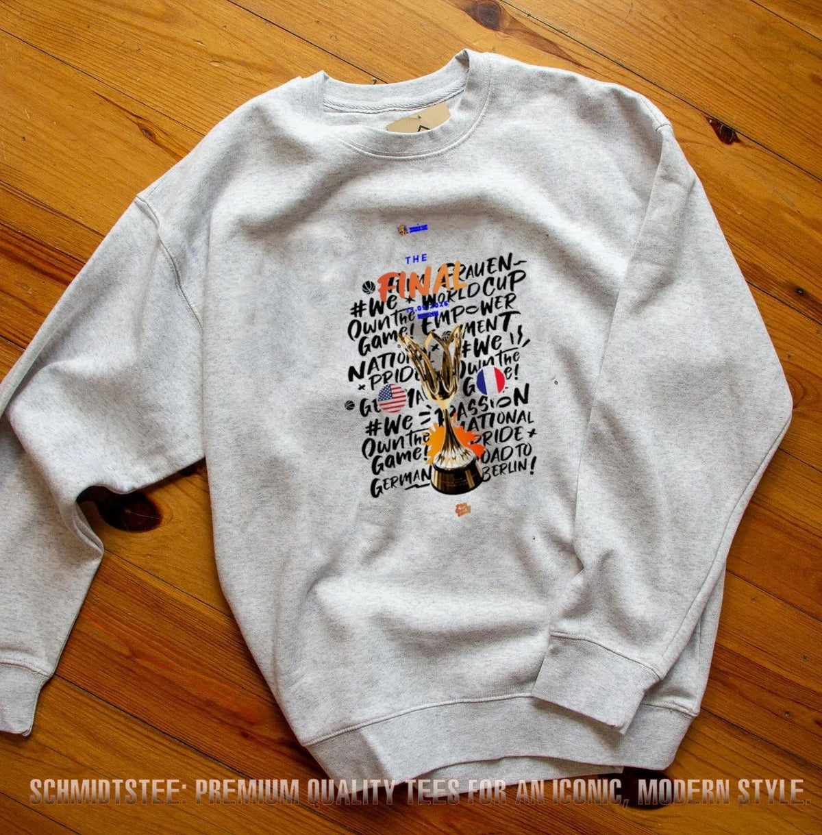 The Final for the FIBA Women’s Basketball World Cup 2026 Final shirt