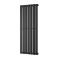 Typhoon – Black Designer Radiator H1200mm x W476mm Single Panel – Feet Included