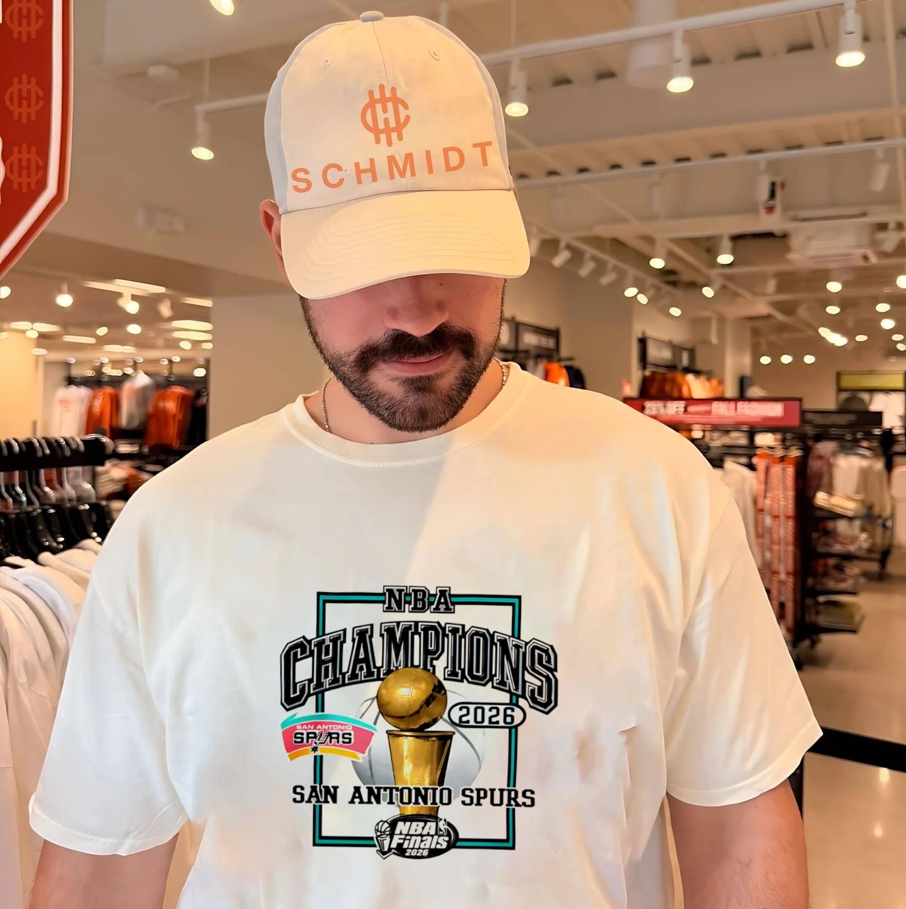 San Antonio Spurs 2026 NBA Cup Champions Basketball Graphic shirt