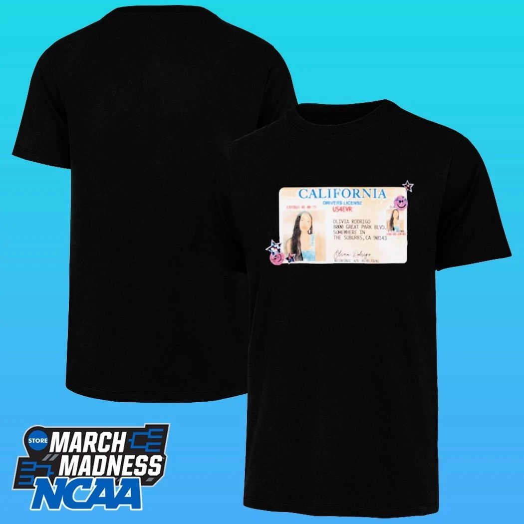 Olivia Rodrigo Drivers License 5 Year Anniversary Shirt