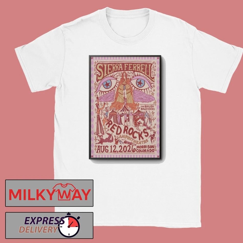Sierra Ferrell Aug 12 2026 Red Rocks Amphitheatre in Morrison CO Poster shirt