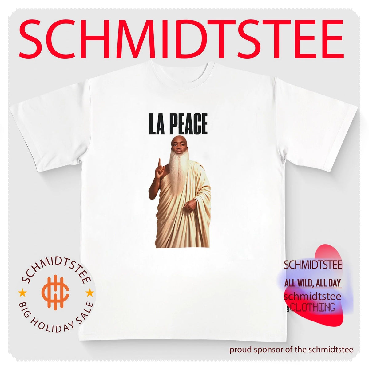 La Peace Man with Beard Toga shirt