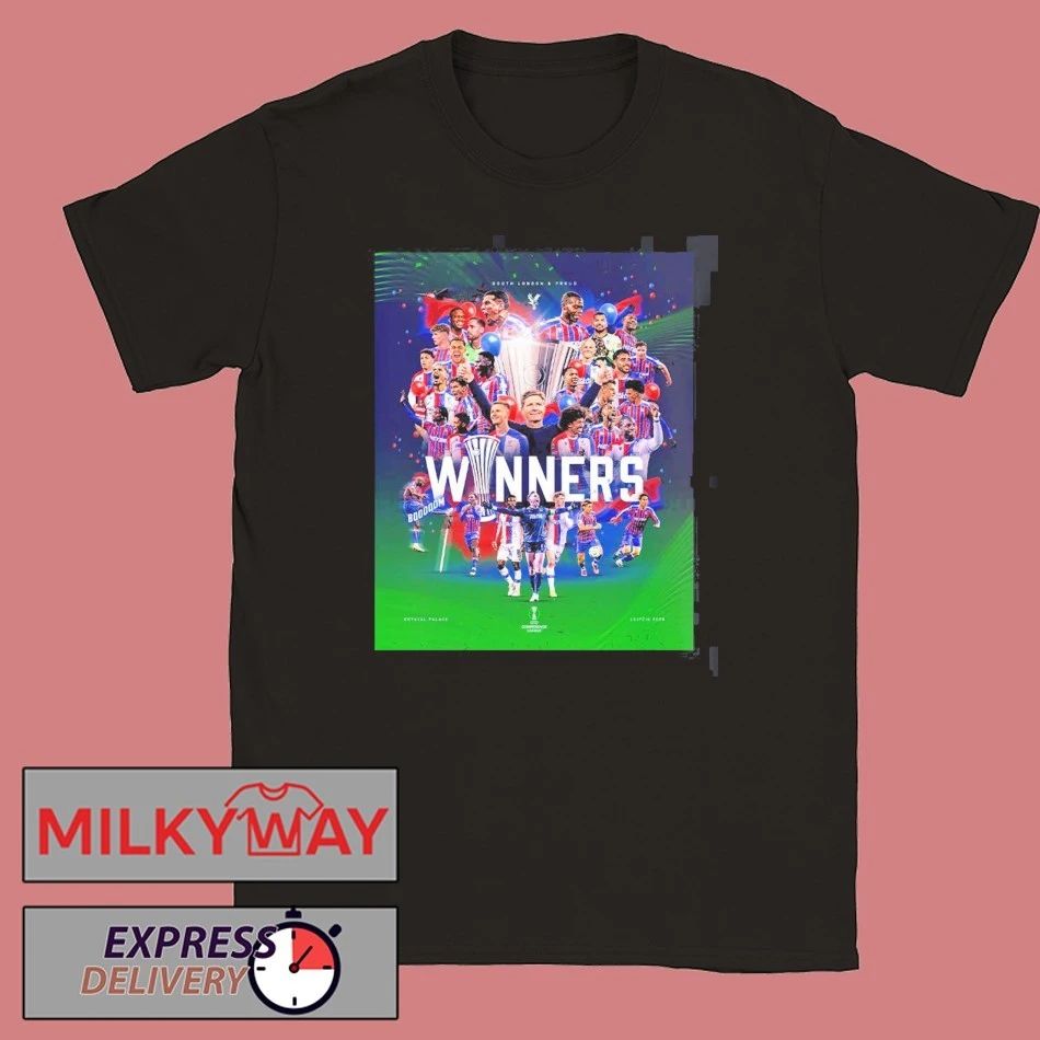 Crystal Palace FC 2026 Leipzig UEFA Conference League Champions Winners South London And Proud T-Shirt