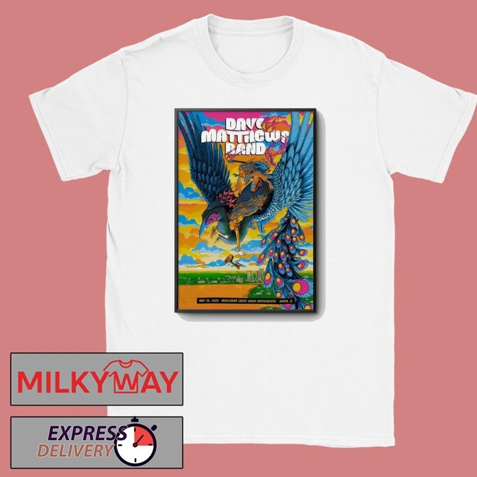Dave Matthews Band May 26 2026 MIDFLORIDA Credit Union Amphitheatre In Tampa FL Poster shirt