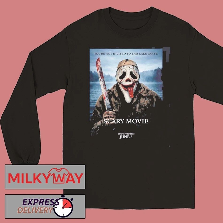 Scary Movie 6 Funny Michael Myers You’re Not Invited To This Lake Party Variant T-Shirt