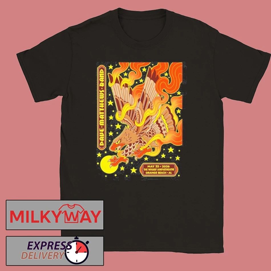 Dave Matthews Band Orange Beach, AL May 25, 2026 Event shirt
