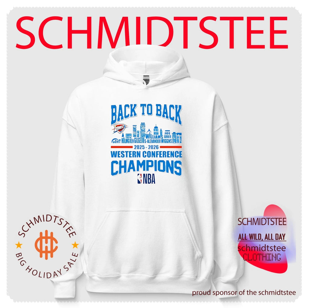Oklahoma City Thunder West Conference Champions back to back 2026 shirt