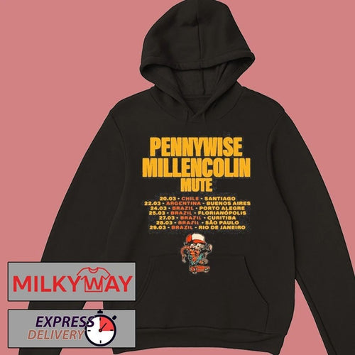 2026 We Are One Tour Pennywise Millencolin Mute Mar shirt