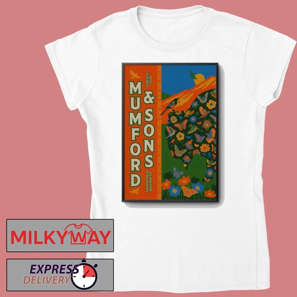 Mumford And Sons June 6 2026 In Boulder CO Poster shirt