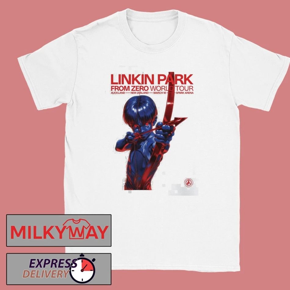 Linkin Park From Zero World Tour Auckland New Zealand 2026 Event Poster At Spark Arena On March 18 2026 T-Shirt