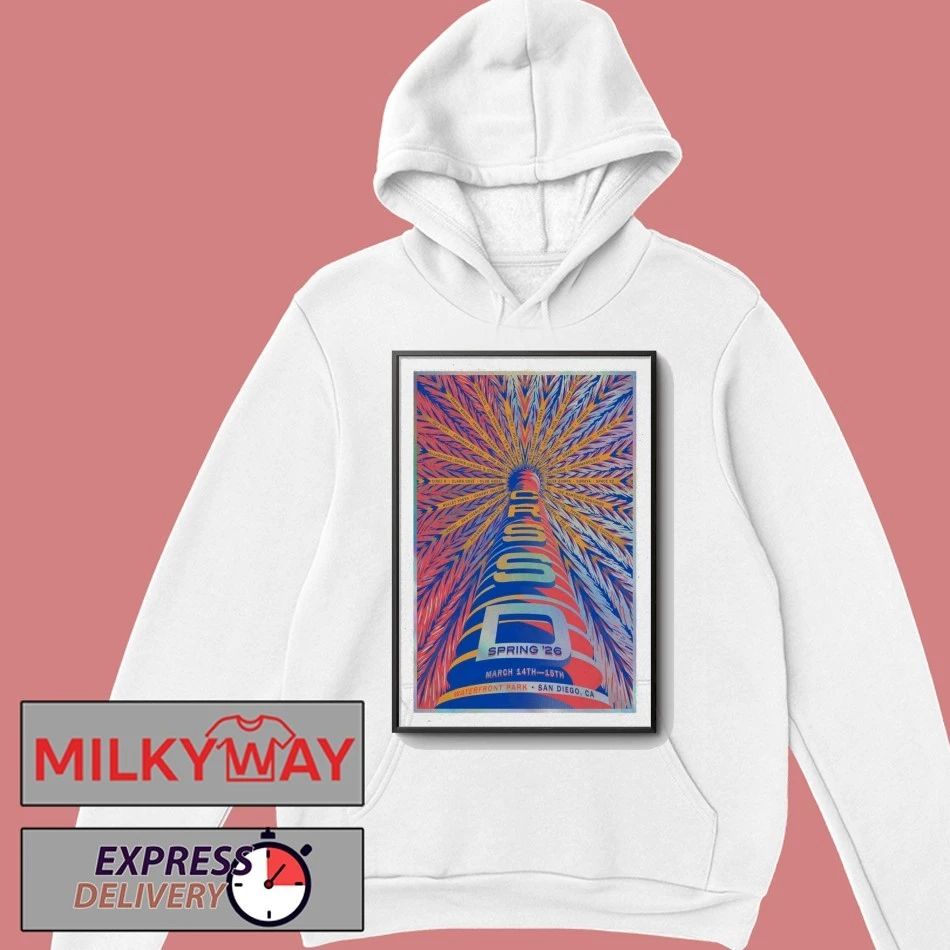 CRSSD Fest Spring Tour 2026 In San Diego, CA Poster shirt