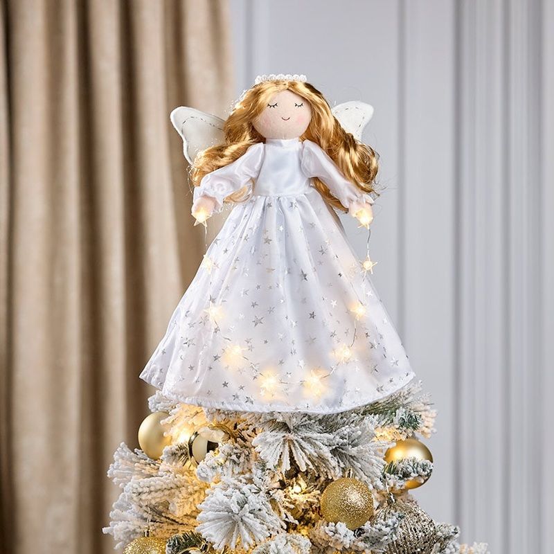 Lighted Christmas Angel Tree Topper