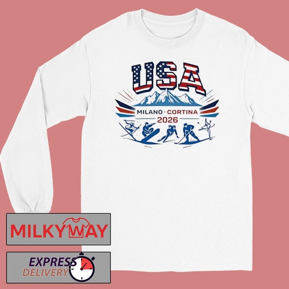 Usa Milano Cortina 2026 Winter Olympics Shirt