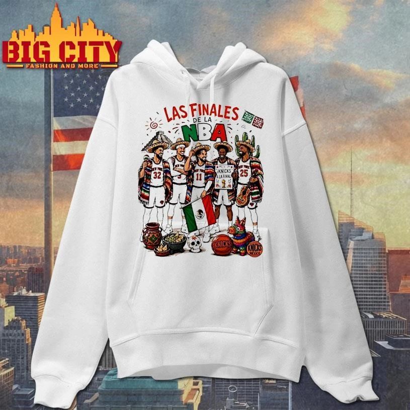 New York Knicks Las Finales De La Nba Jalen Brunson Julius Randle Donte Divincenzo Shirt