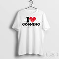 Classic I Love Gooning Heart T Shirts