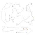 1995-97 Dodge Ram 2500 2/4WD All Cab/Bed Sizes w/Four-Wheel ABS Dana 60/70 Axle Complete Brake Line Kit, Stainless