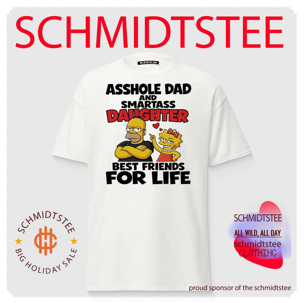 Asshole dad and smartass daughter best friends for life The Simpsons family shirt