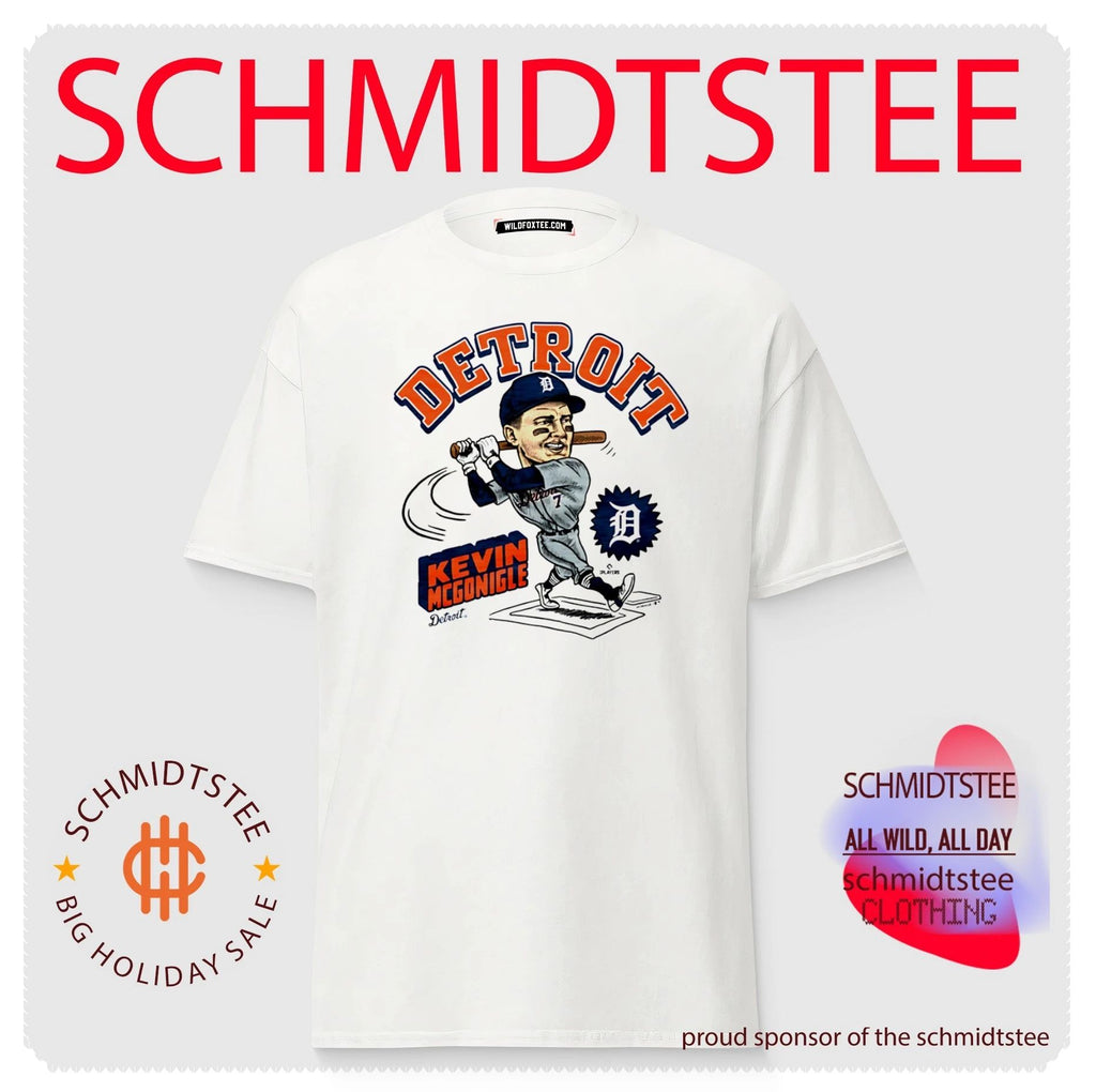 Detroit Tigers Kevin McGonigle caricature shirt