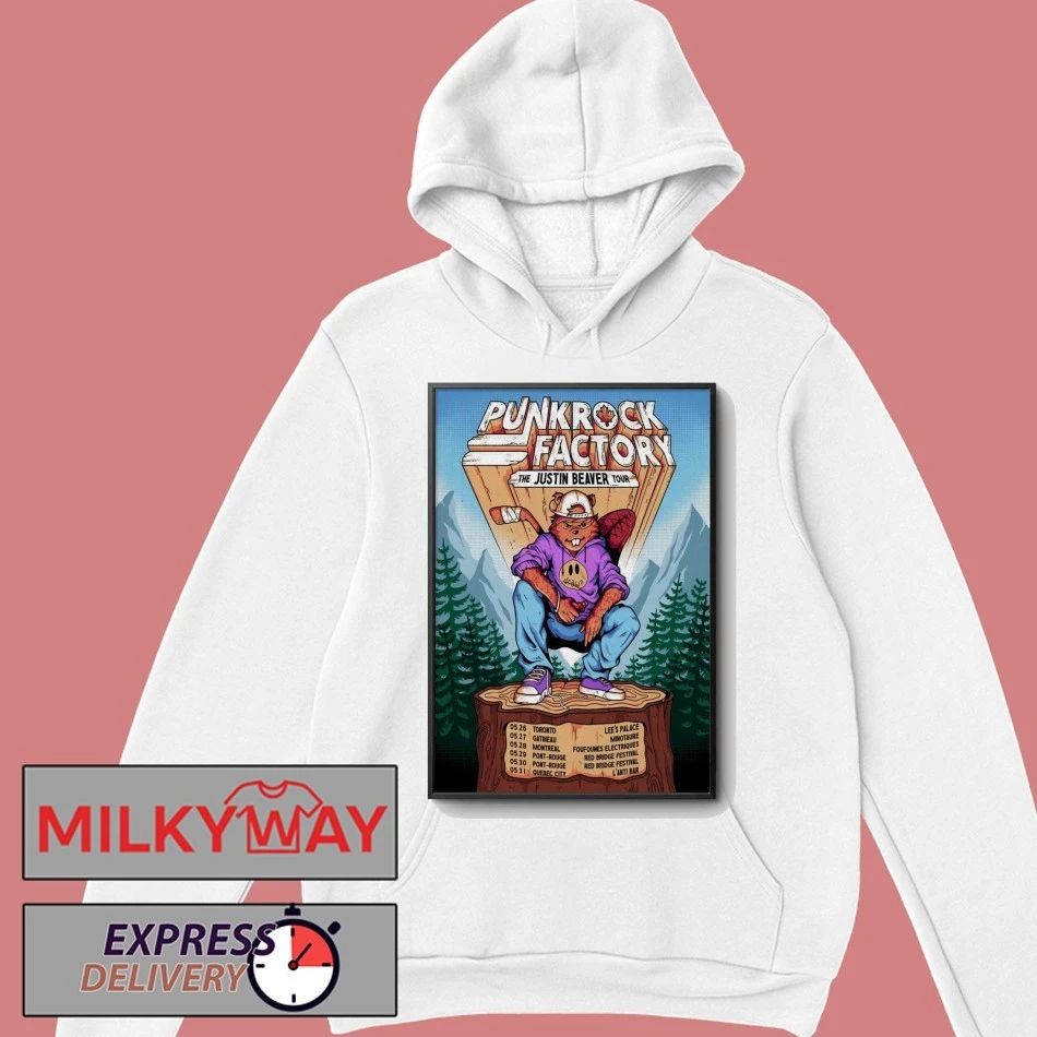 2026 Punk Rock Factory The Justin Beaver Tour Poster shirt