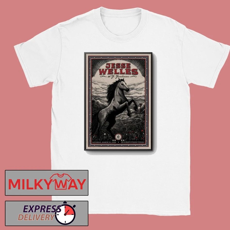 Jesse Wellles In Berkeley CA On Mar 21 2026 Poster shirt