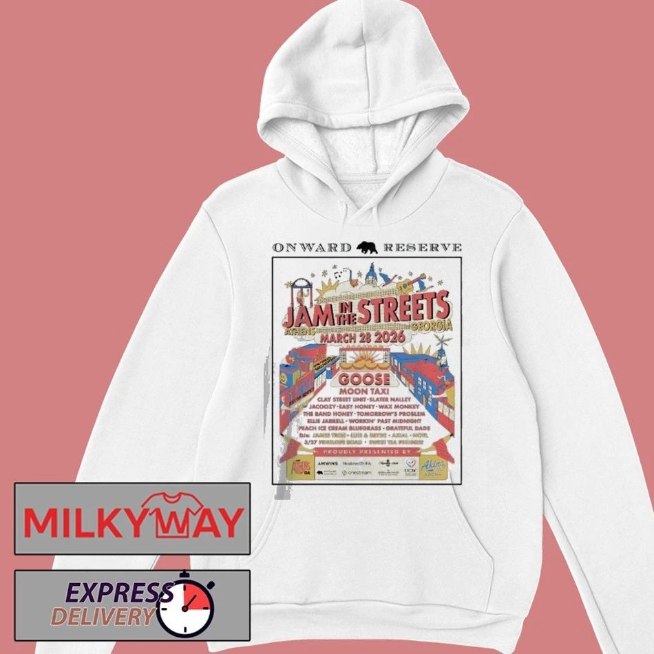Jam In The Streets Festival 2026 Athens Georgia Onward Reserve Event Tee On March 28 2026 T-Shirt