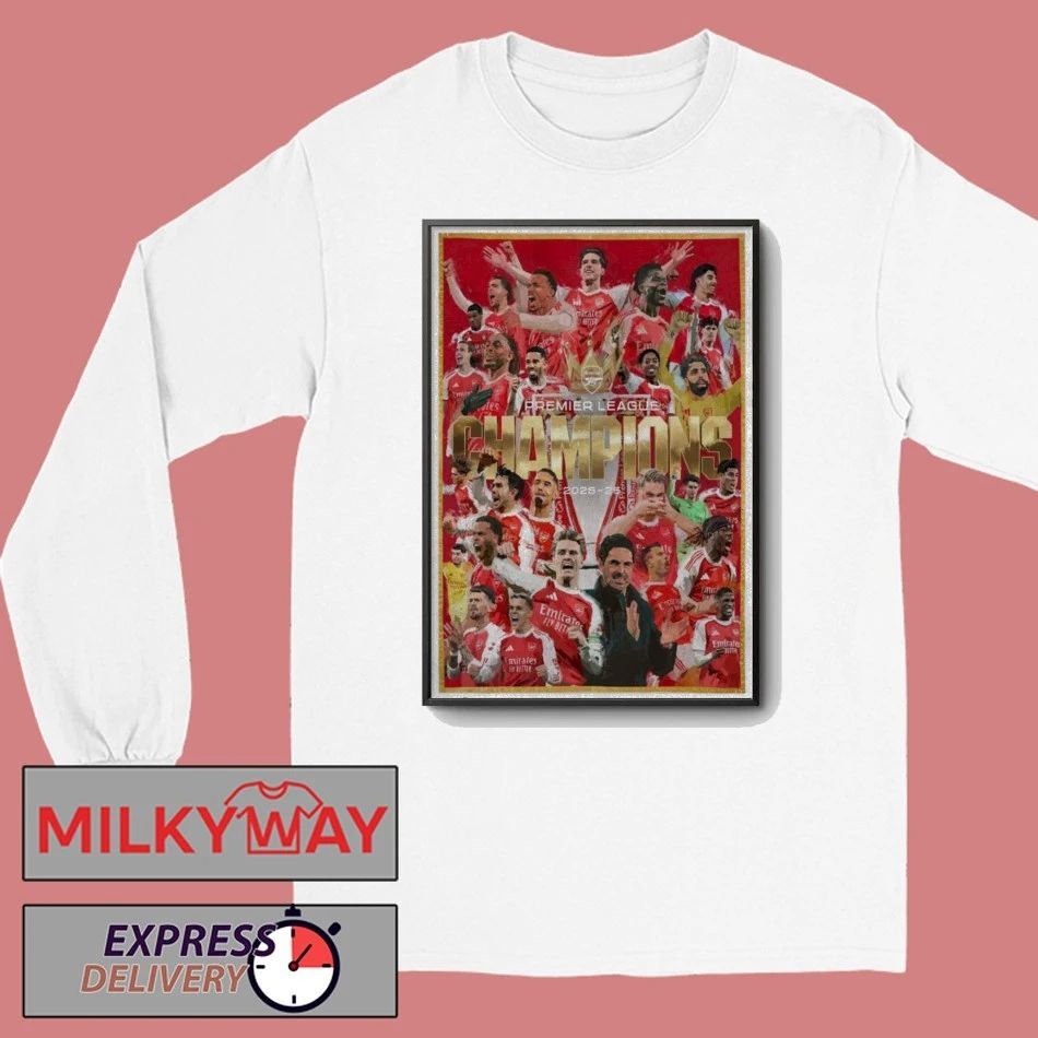 LIMITED Poster Arsenal Premier League Champions Home 2026 shirt