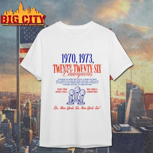 2026 Knicks NBA Finals Champions Fan Celebration Shirt