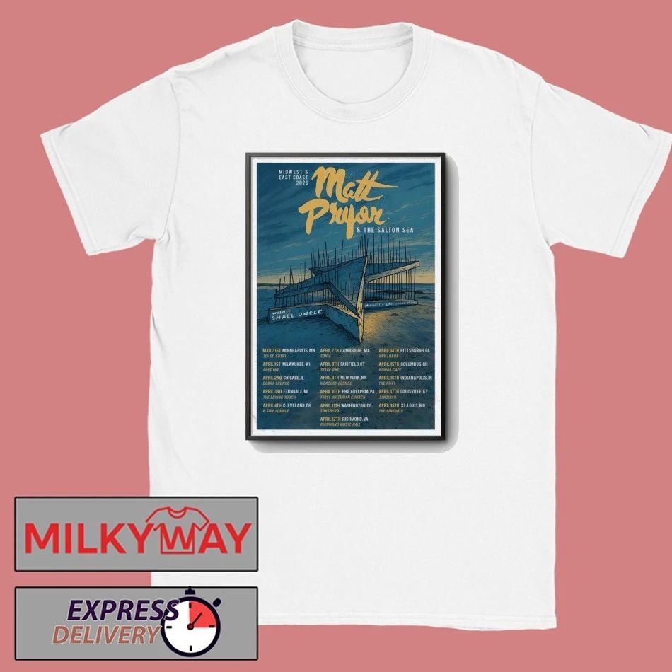 Matt Pryor Tour Midwest And East Coast 2026 Poster shirt