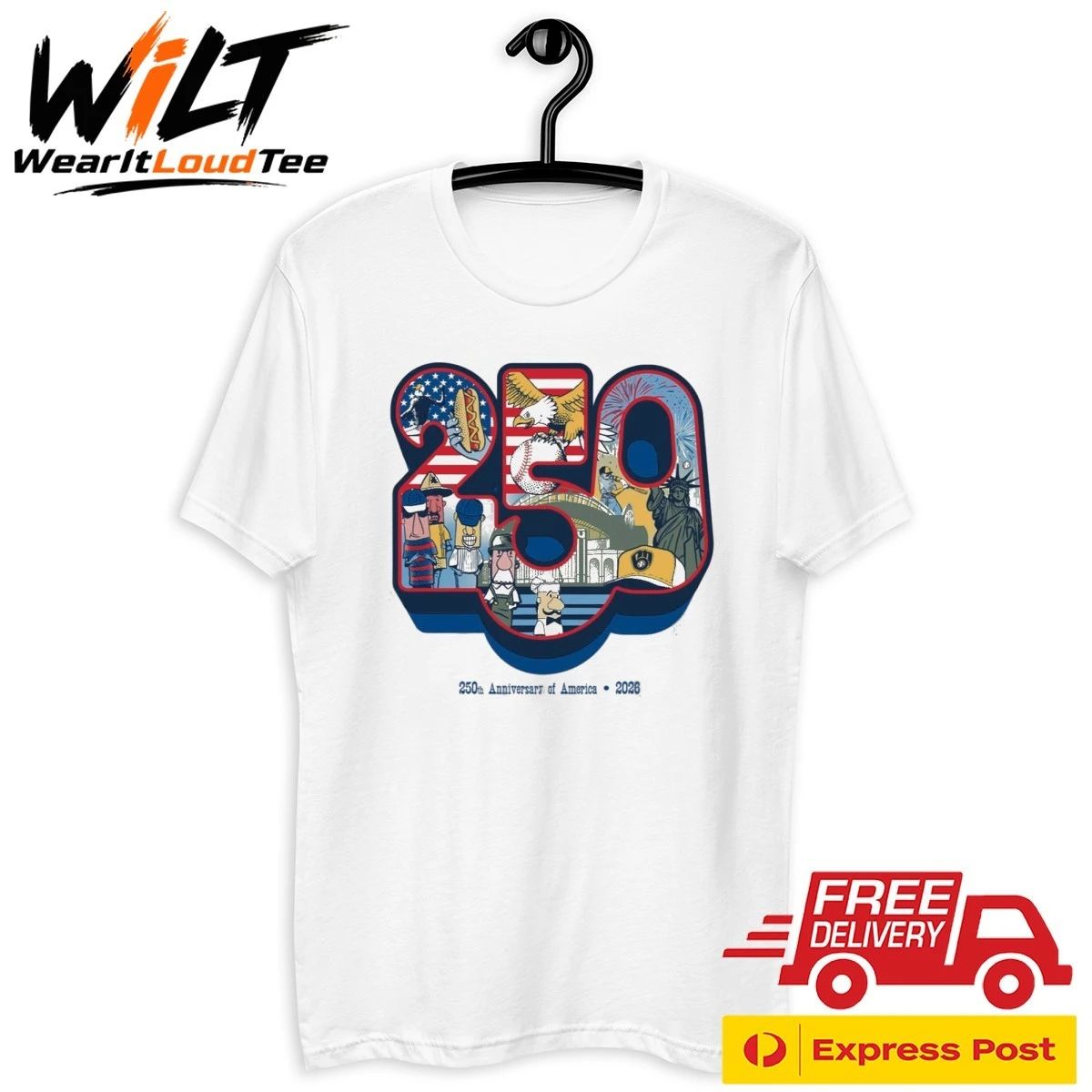 Brewers 250th Anniversary of America 2026 Shirt