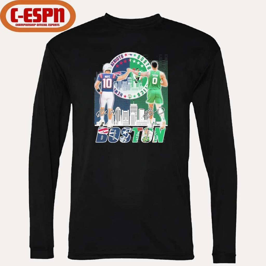 Boston Sports Teams Drake Maye And Jayson Tatum Shirt