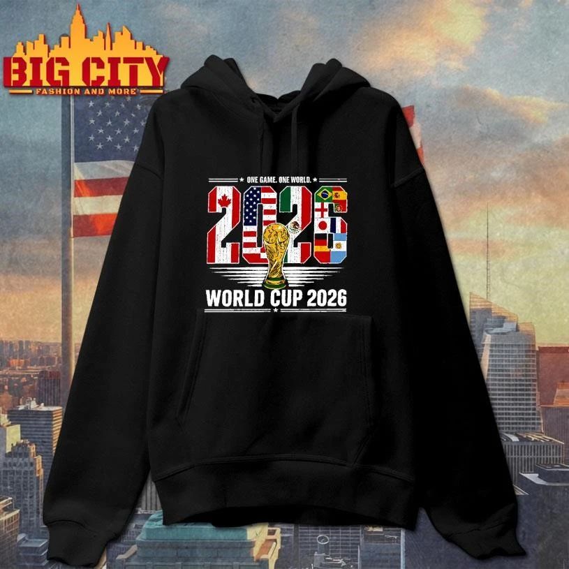 World Cup 2026 Soccer USA Canada Mexico Shirt