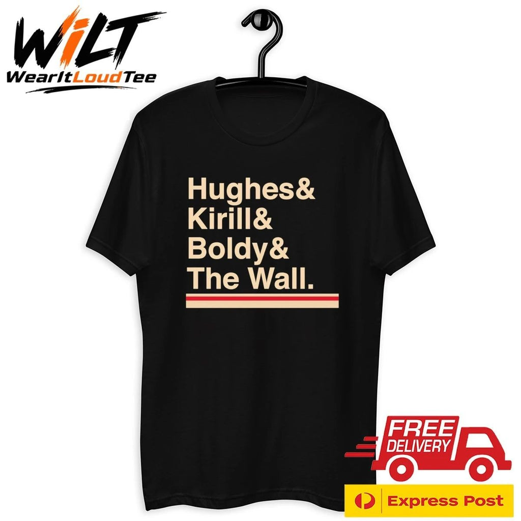 Minnesota Hockey Hughes Kirill Boldy The Wall Shirt