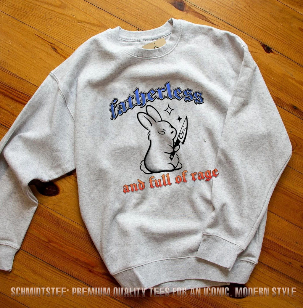 Fatherless and Full of Rage Rabbit with Knife shirt