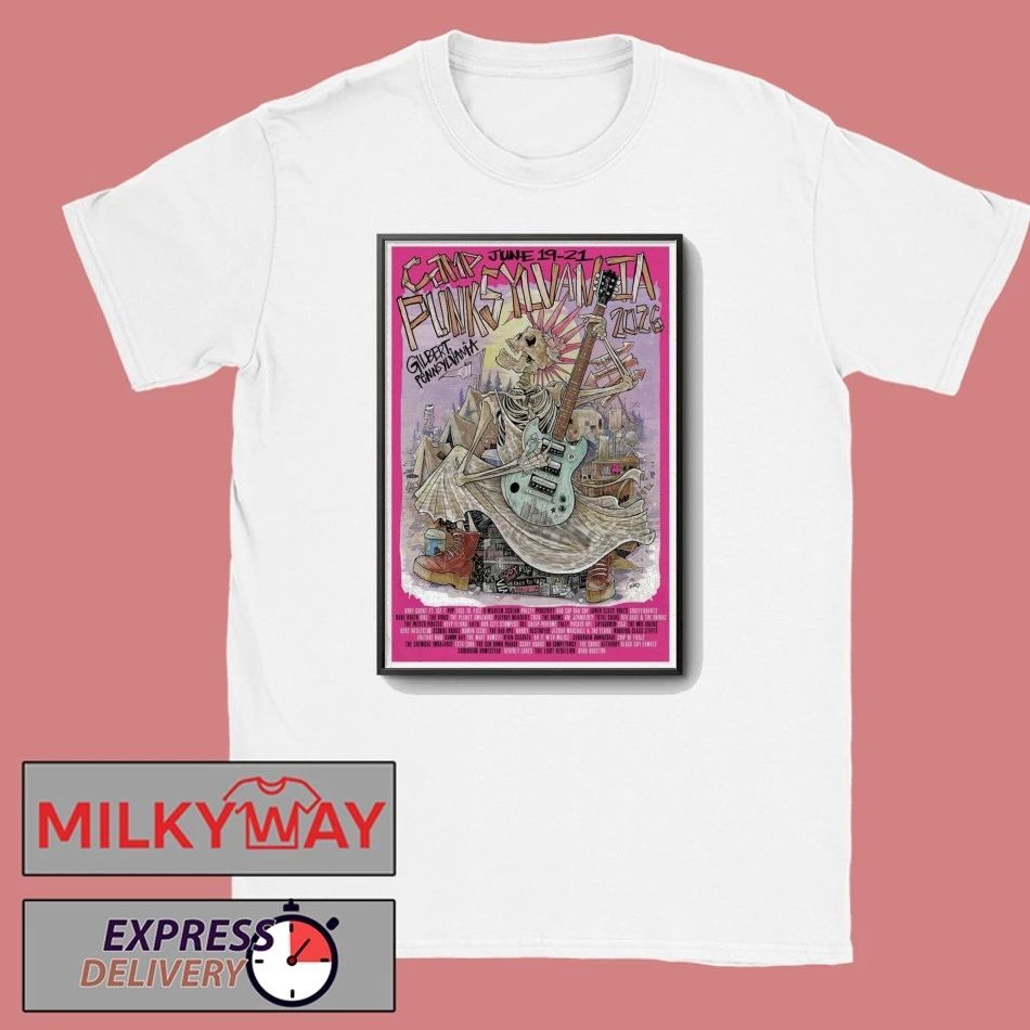 Camp Punksylvania 6 19-6 21 2026 Gilbert PA Poster shirt