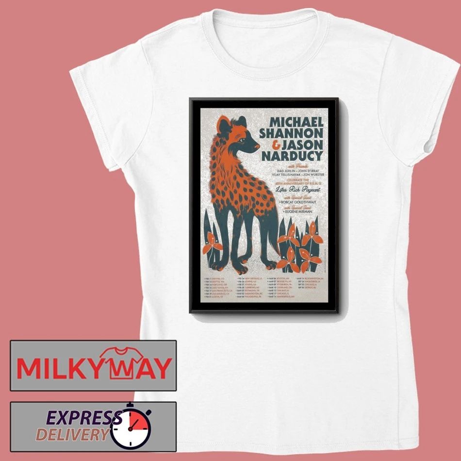 Michael Shannon, Jason Narducy & Friends Lifes Tour 2026 Poster shirt