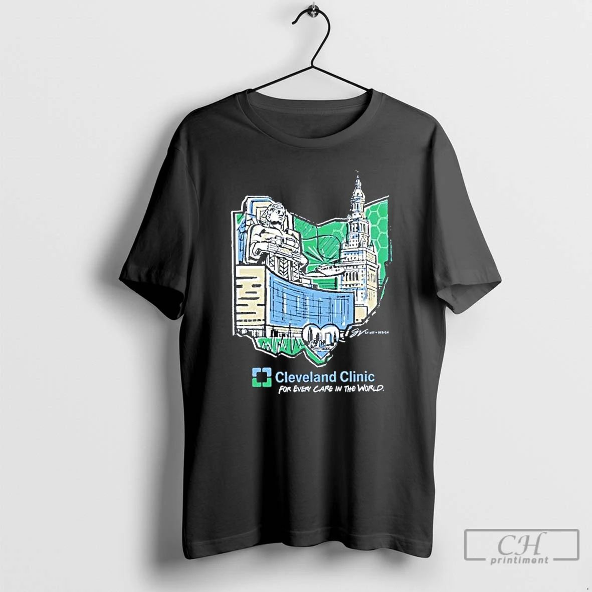 Classic Cleveland Clinic Ohio For Every Care In The World T Shirts