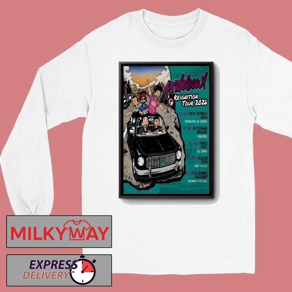 Pridebowl European Tour 2026 Poster shirt