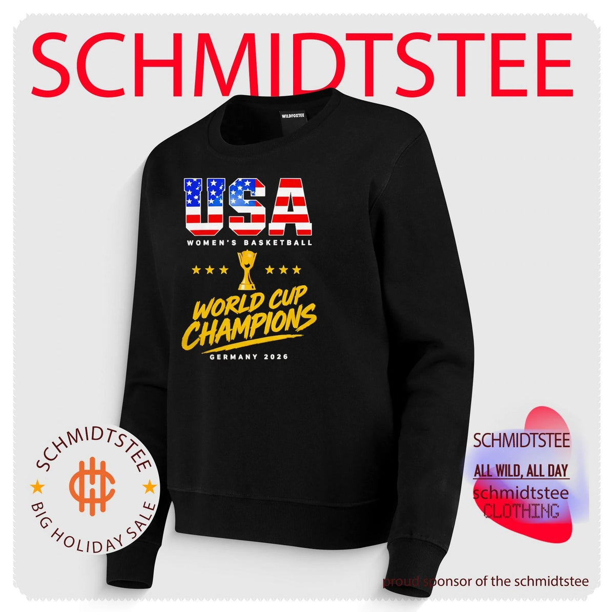 Team USA Women’s Basketball World Cup Germany 2026 Champions shirt