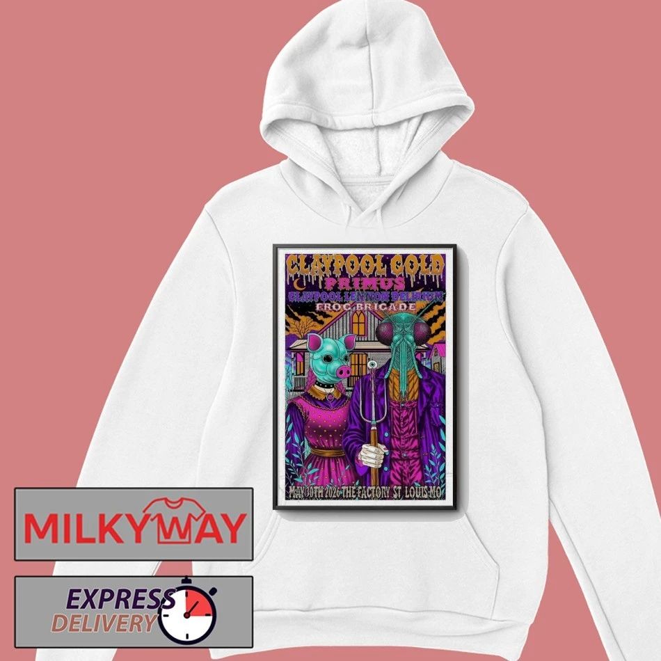 TOUR MAY 30 2026 Primus Poster Chesterfield LIMITED shirt
