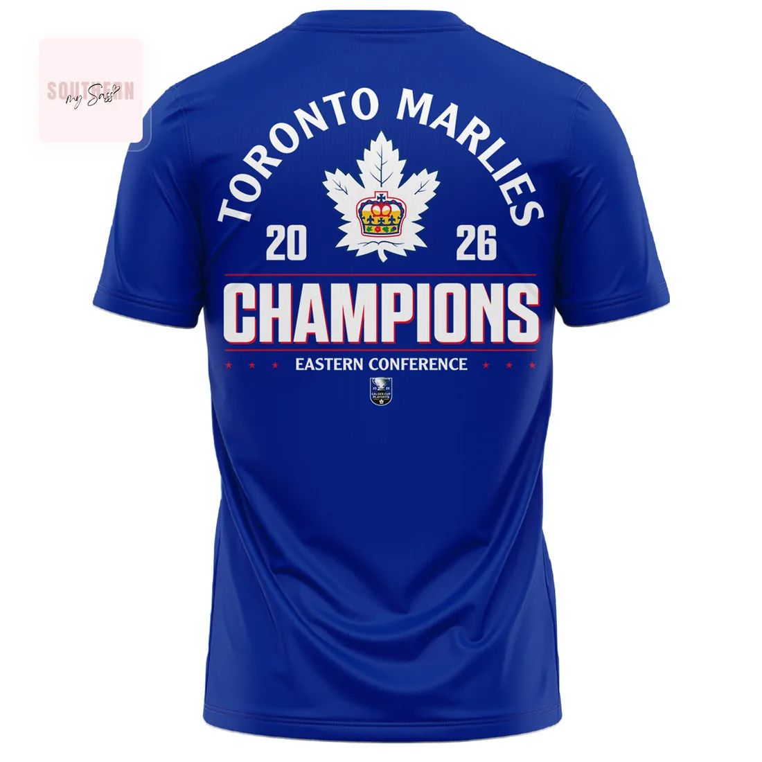 Toronto Marlies 2026 Eastern Conference Champions Commemorative Graphic 3D T-Shirt
