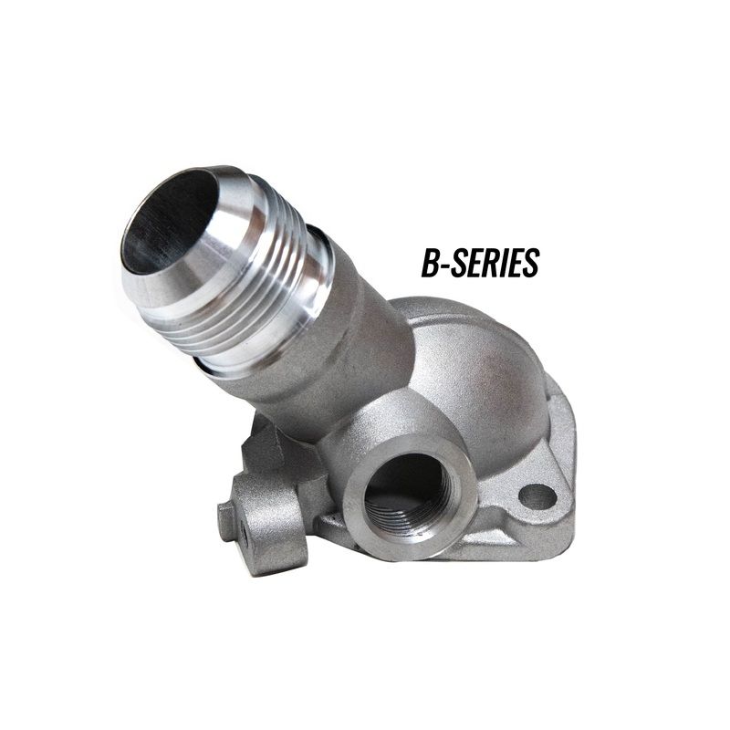 SpeedFactory Racing -16an Cast Thermostat Housings for Honda/Acura B & D-Series Engines
