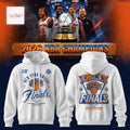 New York Knicks 2026 NBA Eastern Conference Champions Commemorative Graphic Pullover Hoodie