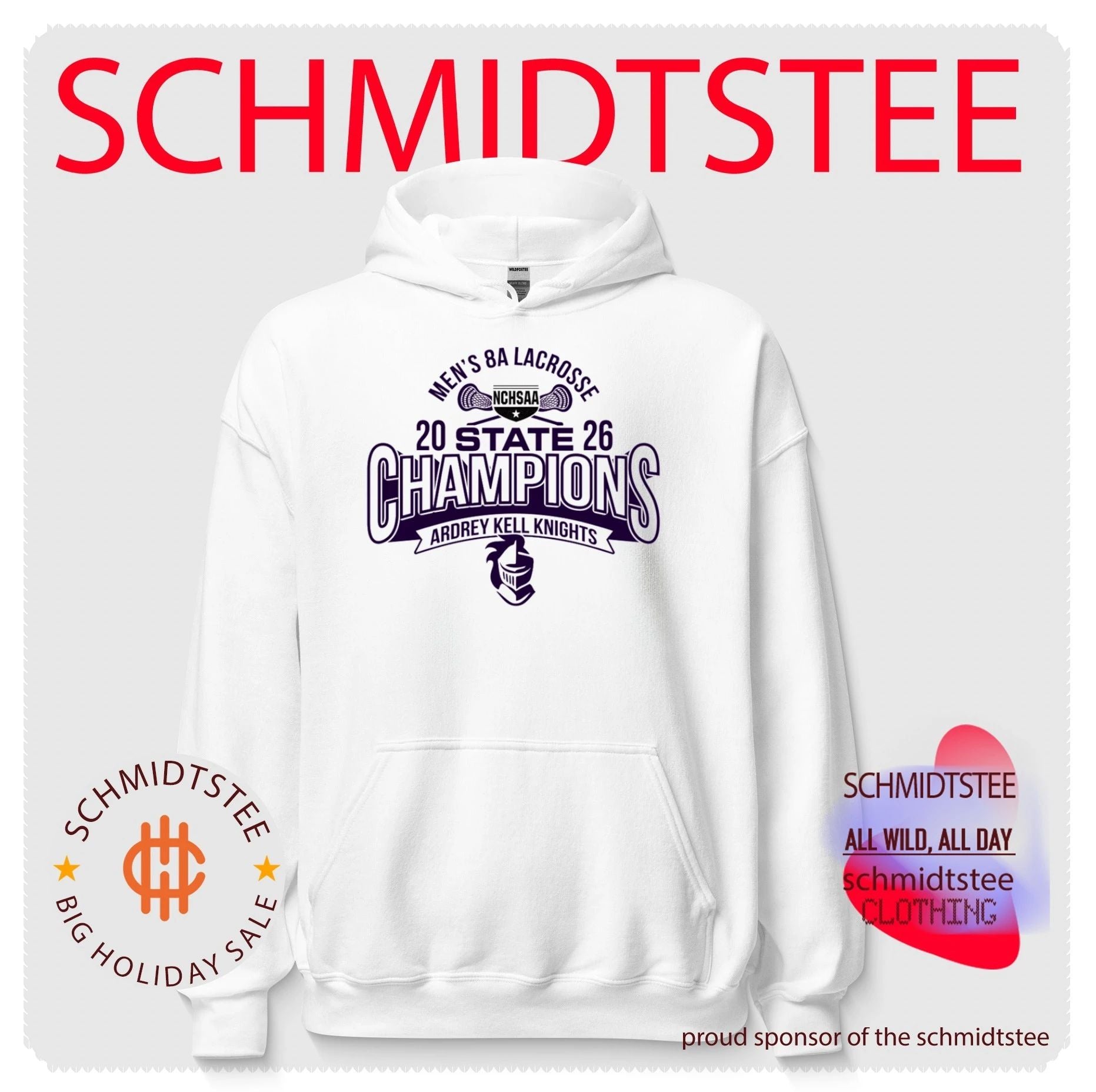 Ardrey Kell Knights 2026 NCHSAA Men’s 8A Lacrosse Champions shirt