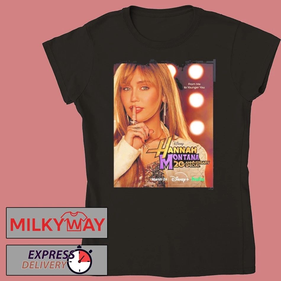 Hannah Montana 20th Anniversary Special Official Poster From Me To Younger You T-Shirt